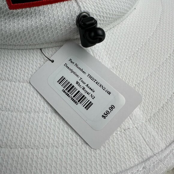 NEW Titleist Tour Aussie White/Royal N2 Blue Bucket Golf Hat - Picture 6 of 6